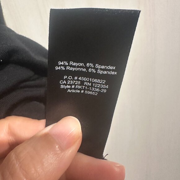 EUC Babaton Zayn Tank BLACK - XS - Picture 5 of 6